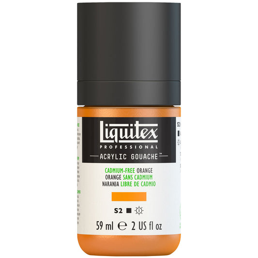 Liquitex Acrylic Gouache 59ml S2 - Cadmium Free Orange