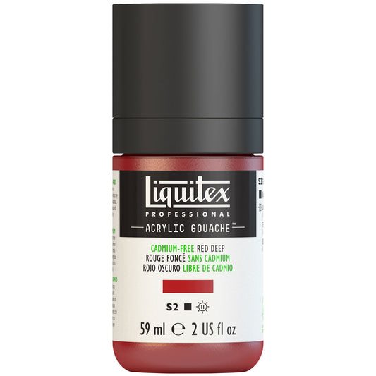 Liquitex Acrylic Gouache 59ml S2 - Cadmium-Free Red Deep