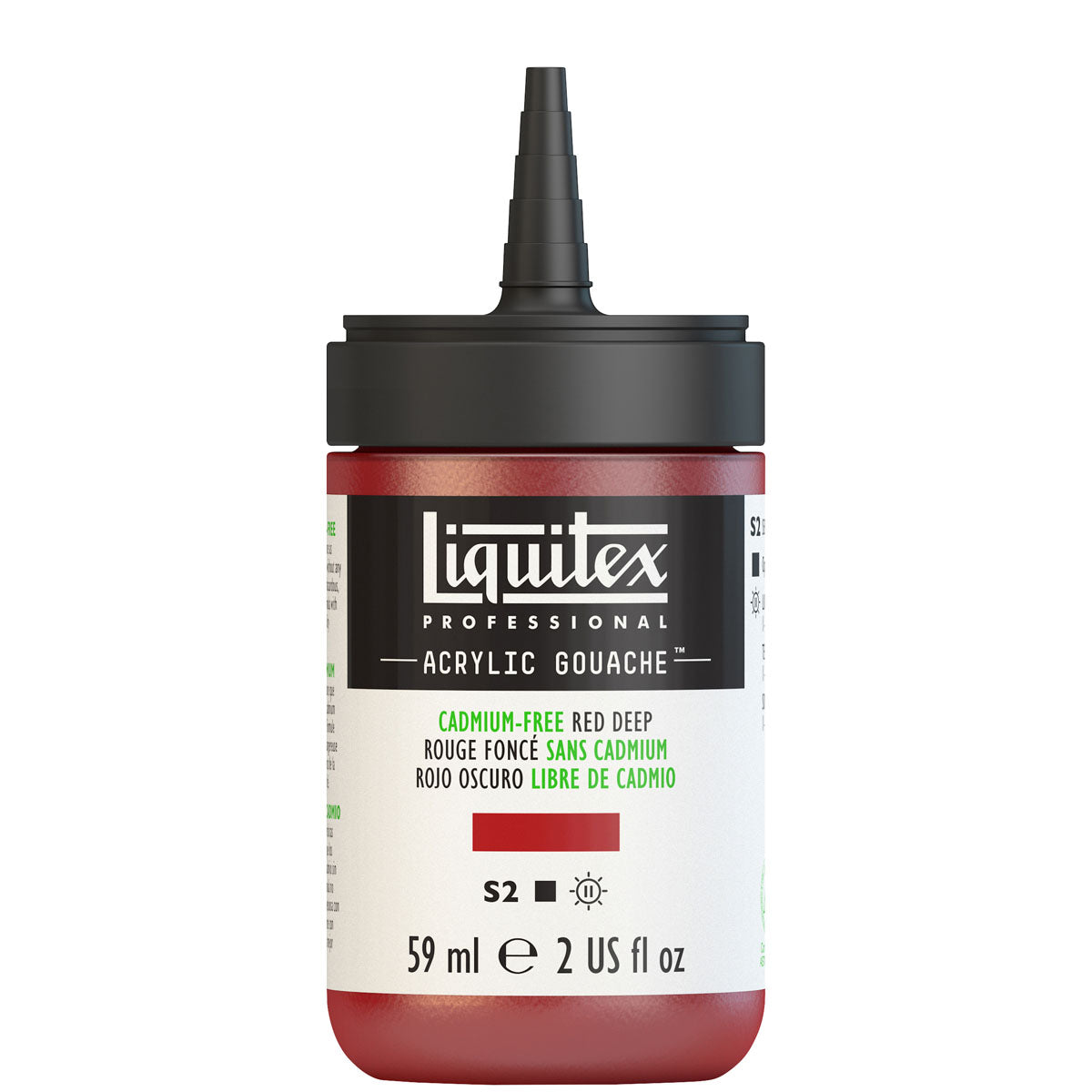 Liquitex Acrylic Gouache 59ml S2 - Cadmium-Free Red Deep