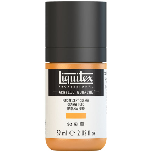 Liquitex Acrylic Gouache 59ml S2 - Fluorescent Orange