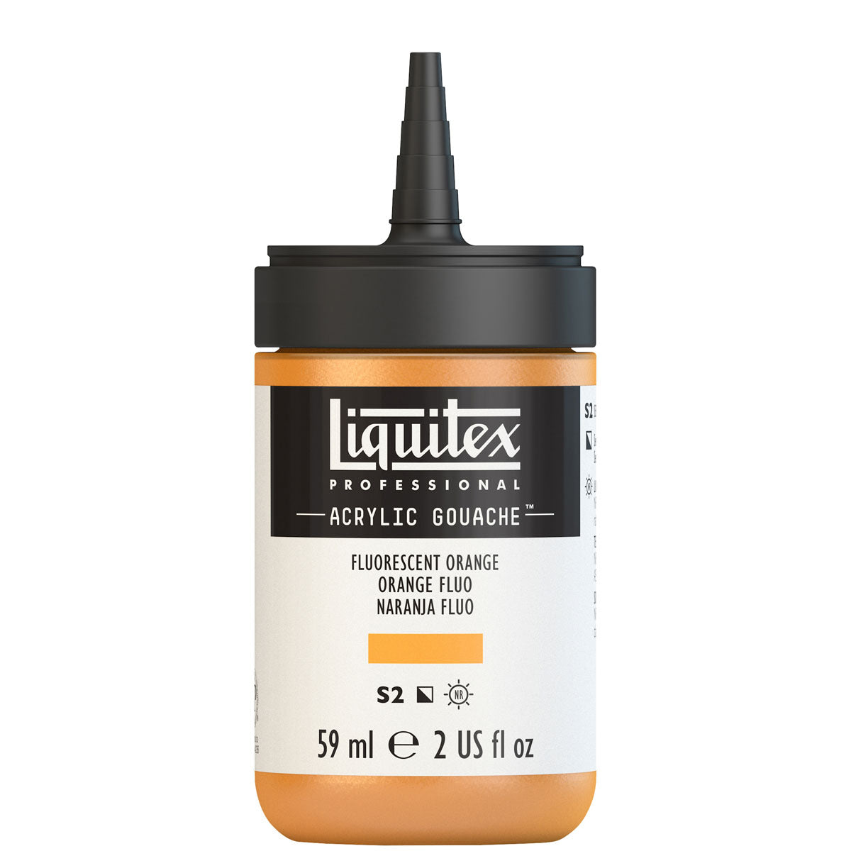 Liquitex Acrylic Gouache 59ml S2 - Fluorescent Orange