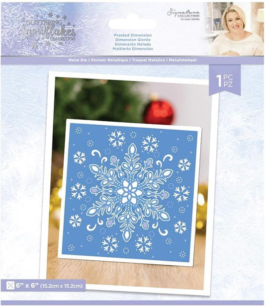 Glittering Snowflakes - Metal Cutting Die - Frosted Dimension