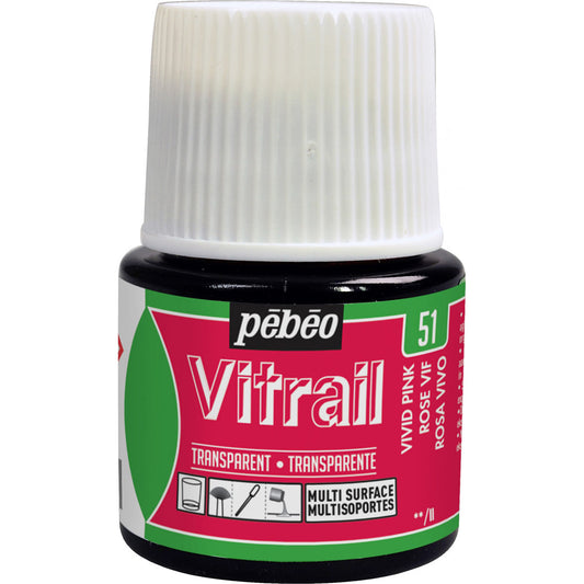 Pebeo Vitrail Vivid Pink (45ml)