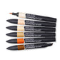 Winsor & Newton BrushMarker 6 Skin Tones - Winsor & Newton at DRK Crafts