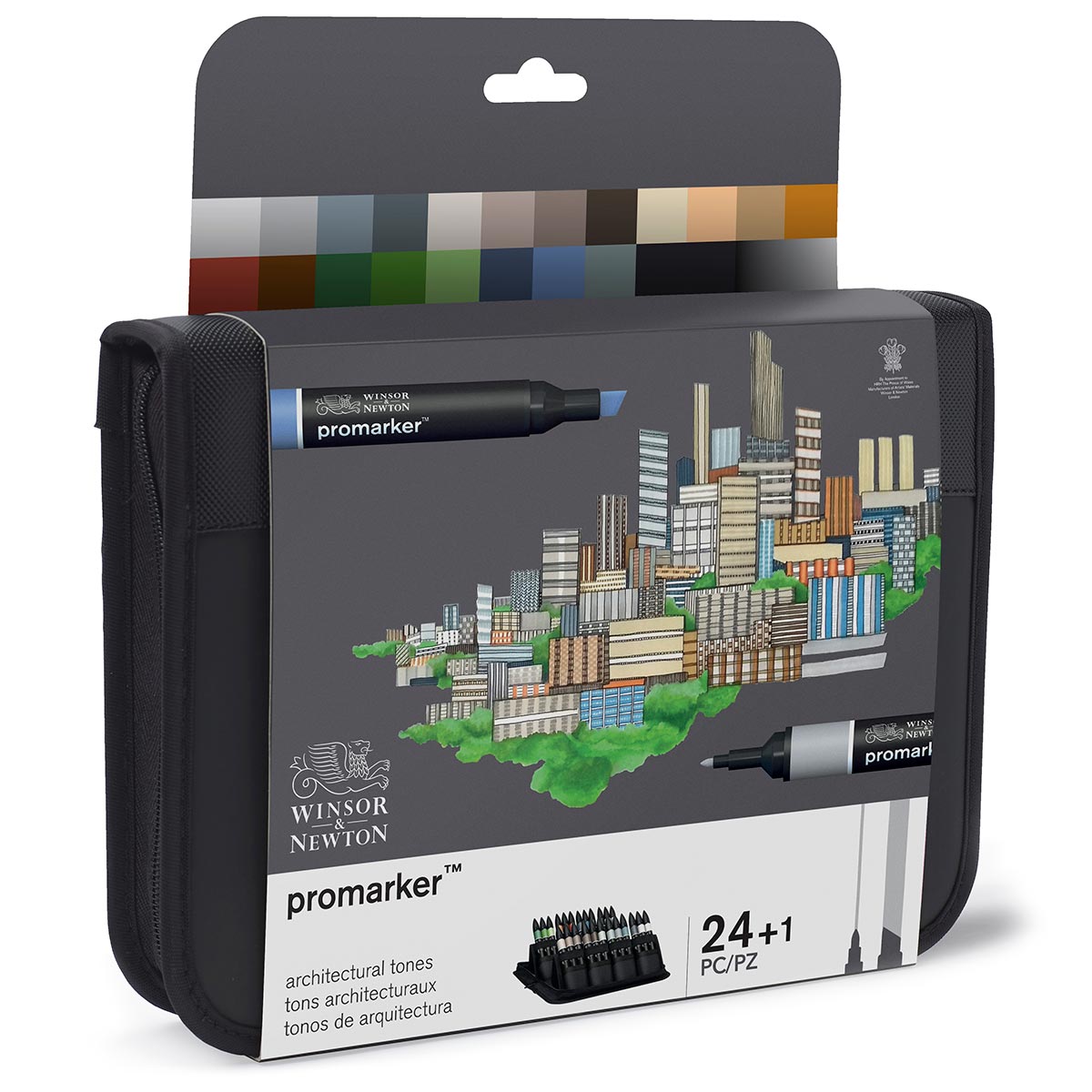 Winsor & Newton Promarker Wallet - 24 + 1 Architectural Set - Winsor & Newton at DRK Crafts