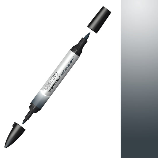 Winsor & Newton Watercolour Markers Paynes Gray 465 - Winsor & Newton at DRK Crafts