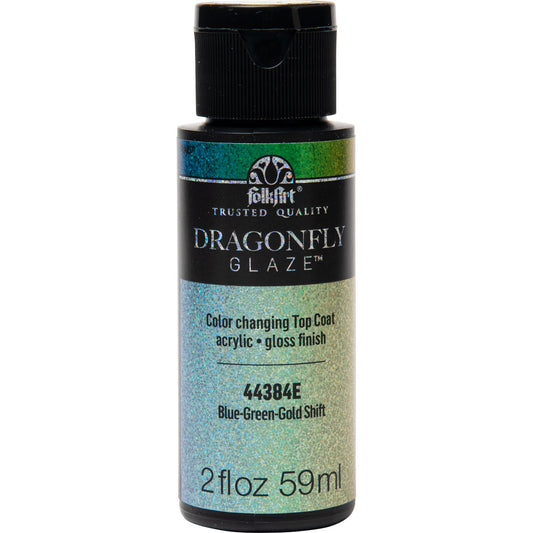 Dragonfly Glaze 2oz – Blue Green Gold Shift – 59ml (2oz)