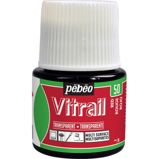 Pebeo Vitrail Red (45ml)