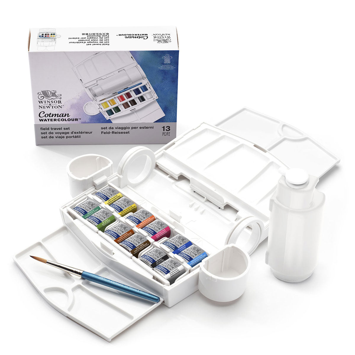 Winsor & Newton Cotman Watercolours Field Plus - 12 s - Winsor & Newton at DRK Crafts