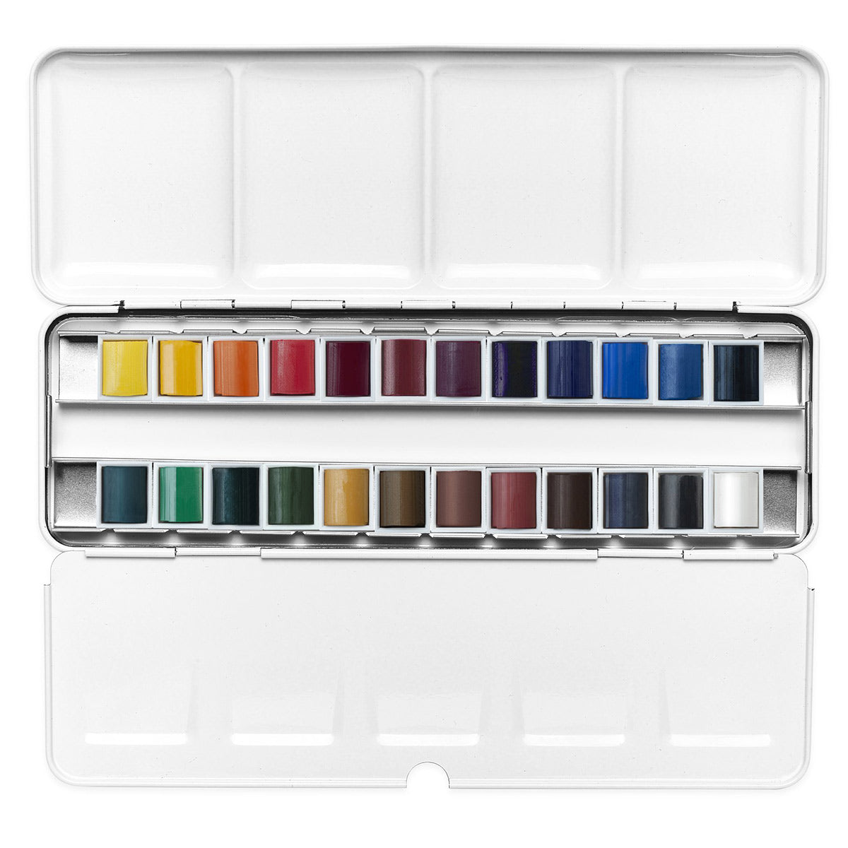 Winsor & Newton Cotman Watercolours Metal Sketchers' Box - 24 s - Winsor & Newton at DRK Crafts