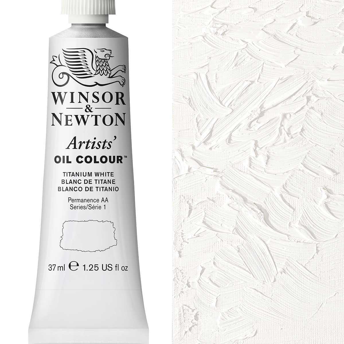 Winsor & Newton Artists' Oil Colour 37ml Titanium White - Winsor & Newton at DRK Crafts
