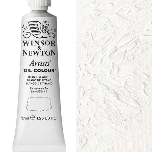 Winsor & Newton Artists' Oil Colour 37ml Titanium White - Winsor & Newton at DRK Crafts