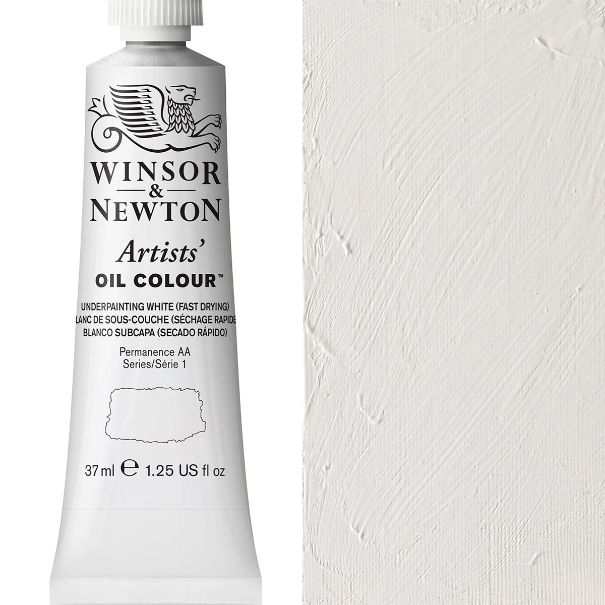 Winsor & Newton Artists' Oil Colour 37ml Underpainting White (Fast Drying) - Winsor & Newton at DRK Crafts