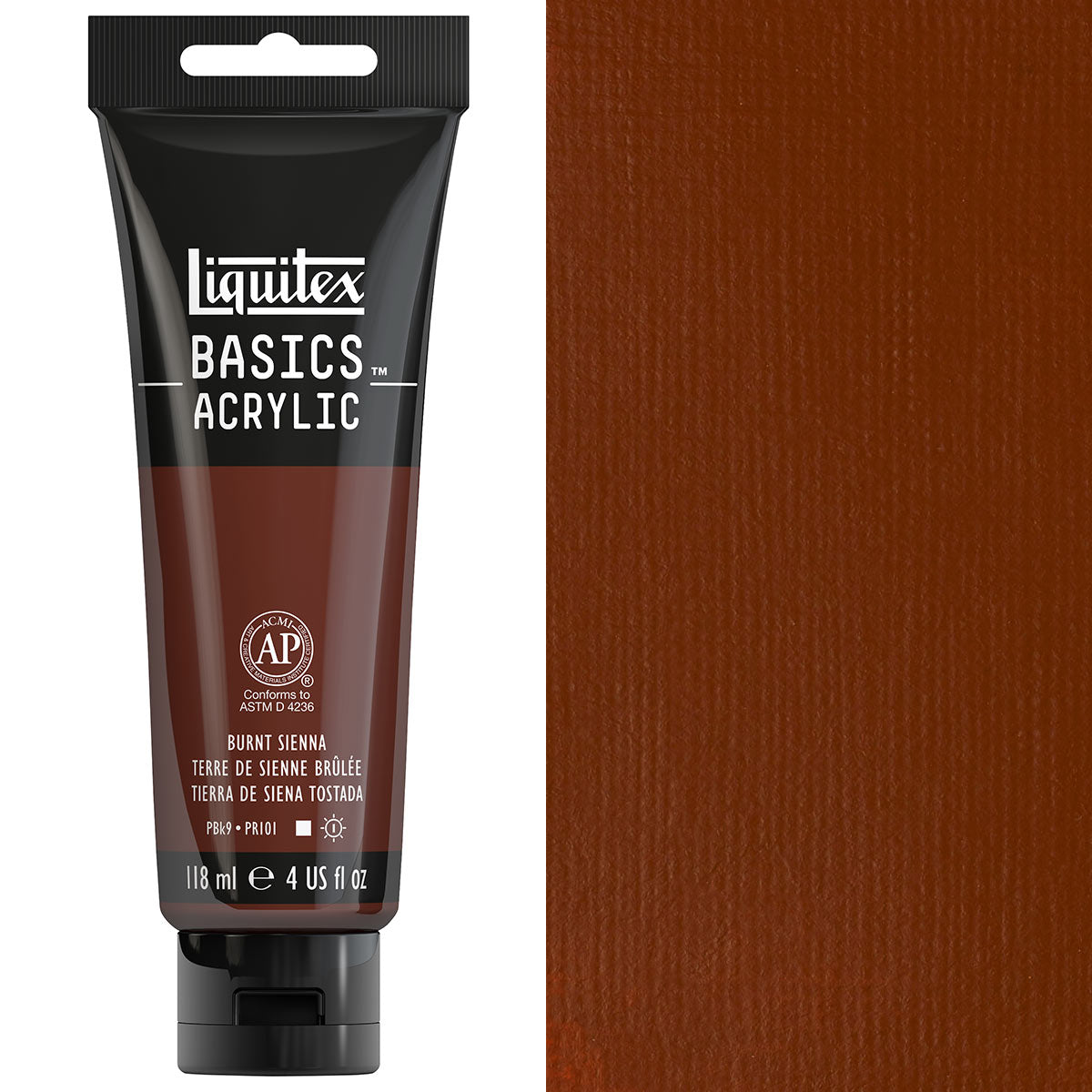 Liquitex - Basics - 118ml Acrylic Paint Burnt Sienna