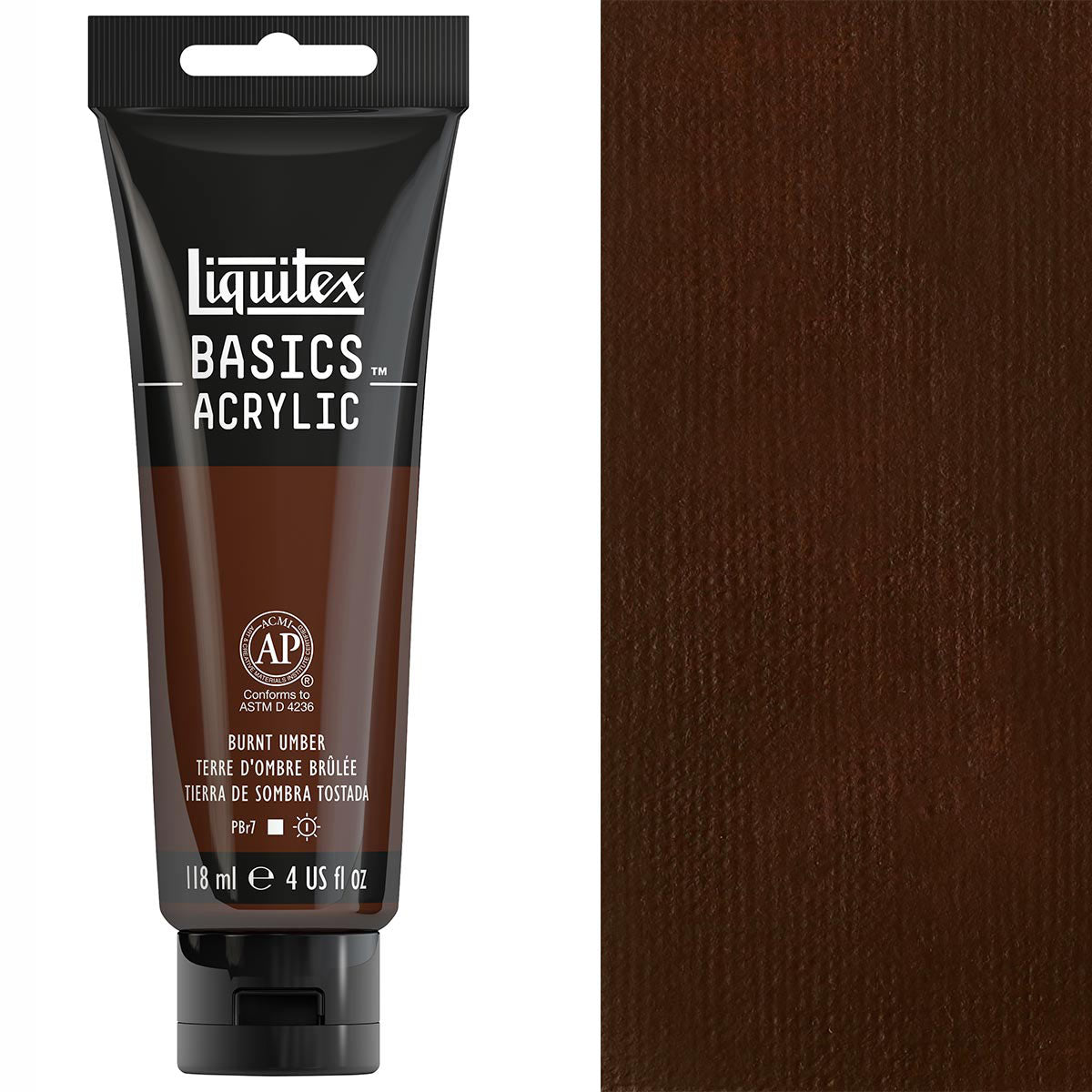 Liquitex - Basics - 118ml Acrylic Paint Burnt Umber