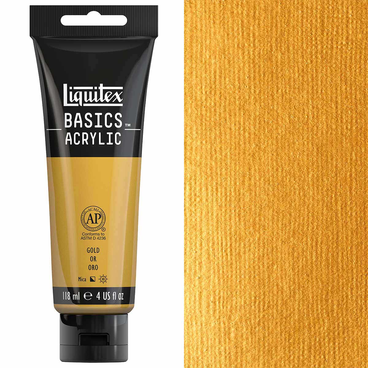 Liquitex - Basics - 118ml Acrylic Paint Gold