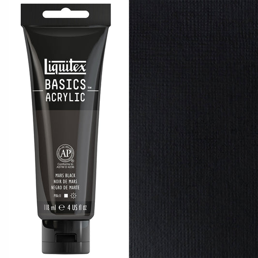 Liquitex - Basics - 118ml Acrylic Paint Mars Black