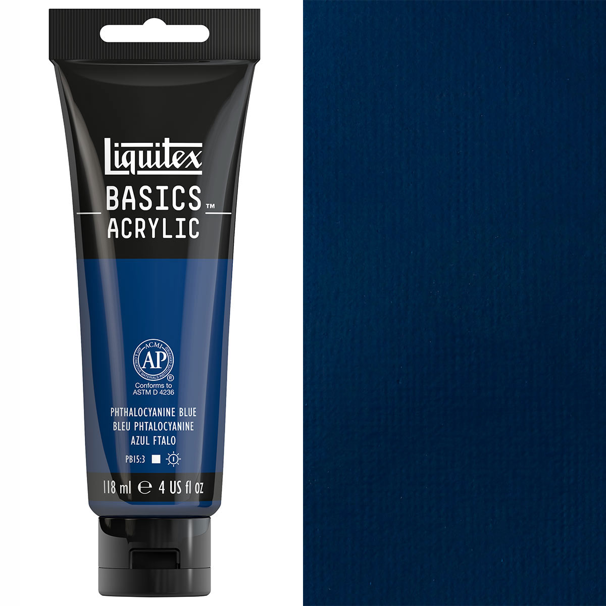 Liquitex - Basics - 118ml Acrylic Paint Phthalocyanine Blue