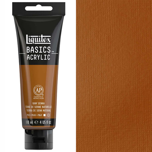 Liquitex - Basics - 118ml Acrylic Paint Raw Sienna