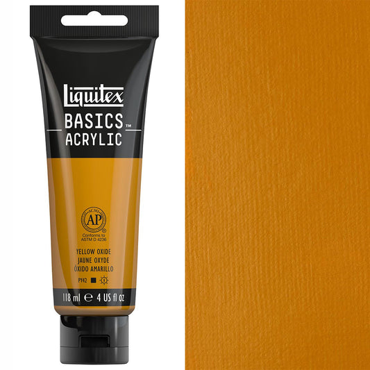Liquitex - Basics - 118ml Acrylic Paint Yellow Oxide