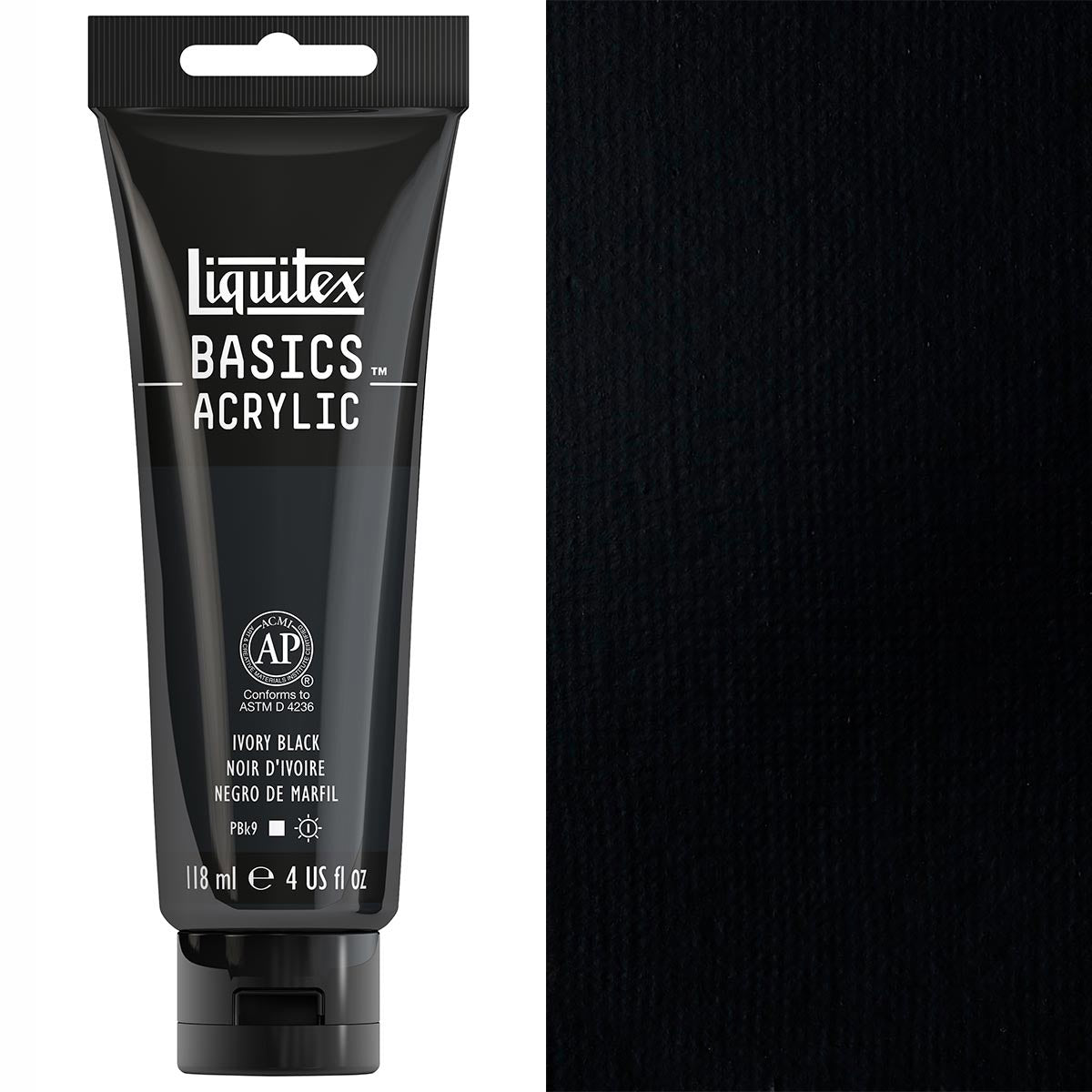 Liquitex - Basics - 118ml Acrylic Paint Ivory Black