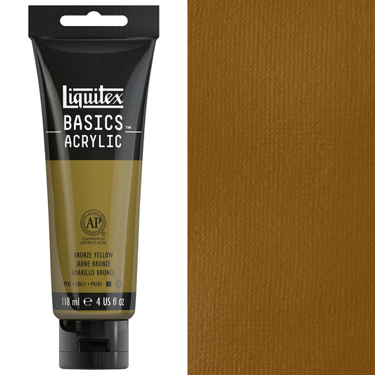 Liquitex Basics Acrylic 118ml Acrylic Paint - Bronze Yellow