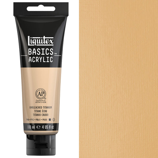 Liquitex Basics Acrylic 118ml Acrylic Paint - 434 Unbleached Titanium