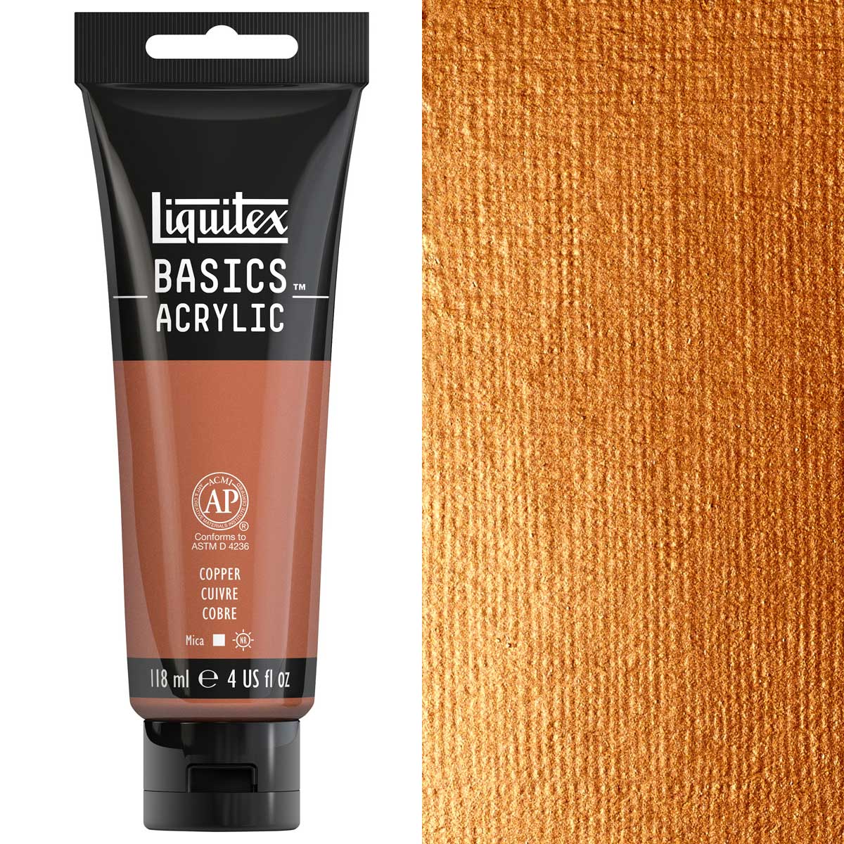 Liquitex Basics Acrylic 118ml Acrylic Paint - 053 Copper