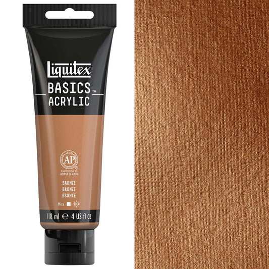 Liquitex Basics Acrylic 118ml Acrylic Paint - 054 Bronze