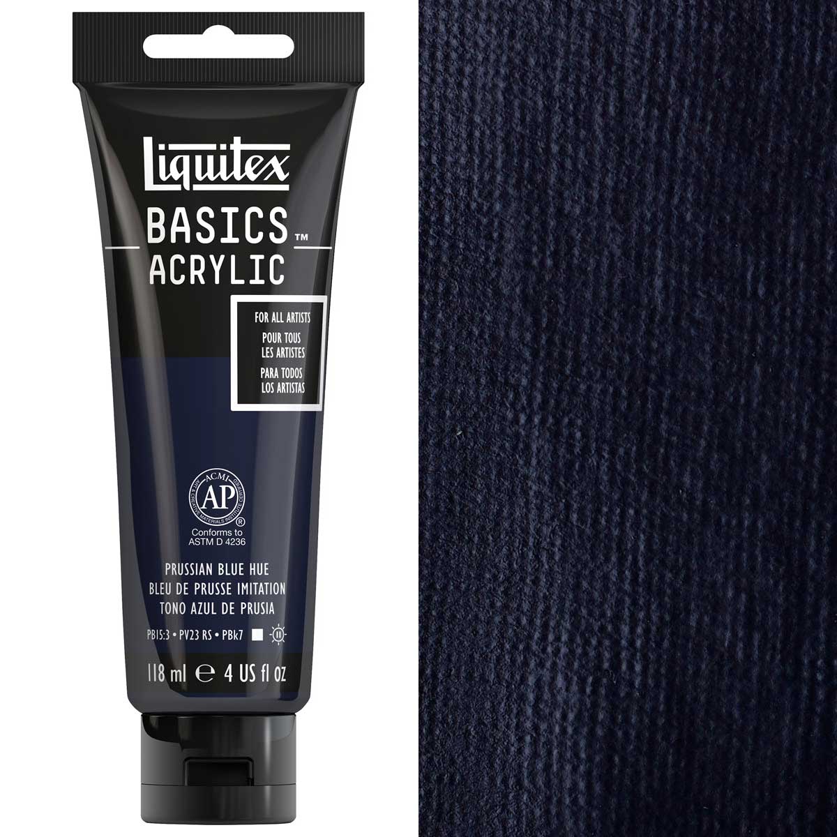 Liquitex Basics Acrylic 118ml Acrylic Paint - 320 Prussian Blue Hue