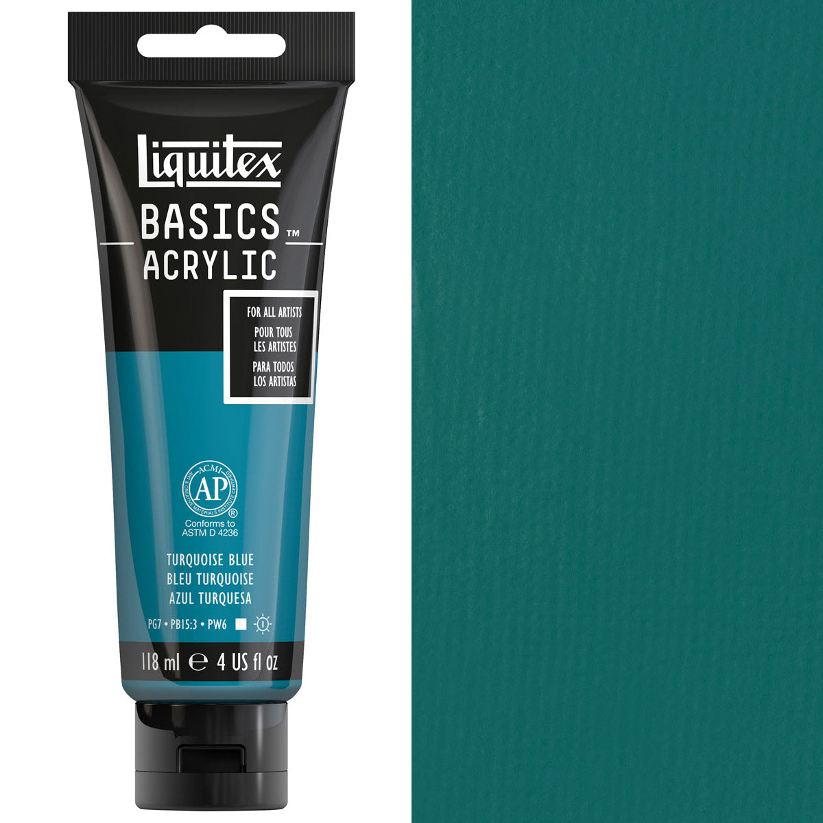 Liquitex Basics Acrylic 118ml Acrylic Paint - 046 Turquoise Blue