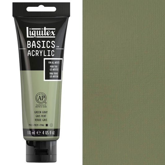 Liquitex Basics Acrylic 118ml Acrylic Paint - Green Grey