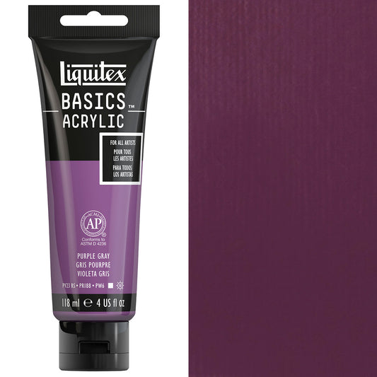 Liquitex Basics Acrylic 118ml Acrylic Paint - Purple Grey