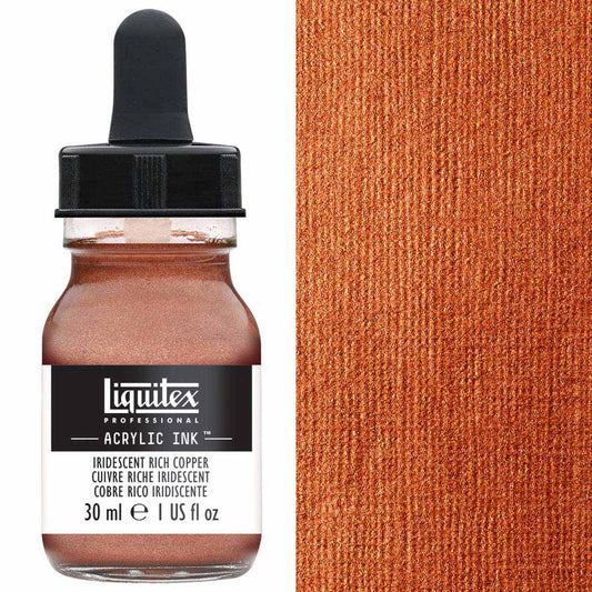 Liquitex - Professional Acrylic Ink - 30ml Iridescent Rich Copper