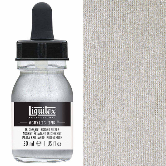 Liquitex - Professional Acrylic Ink - 30ml Iridescent Bright Silver