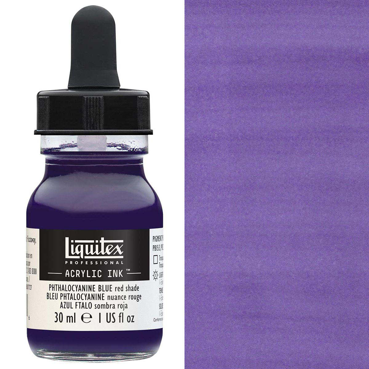 Liquitex - Professional Acrylic Ink - 30ml Phthalocyanine Blue Red Shade
