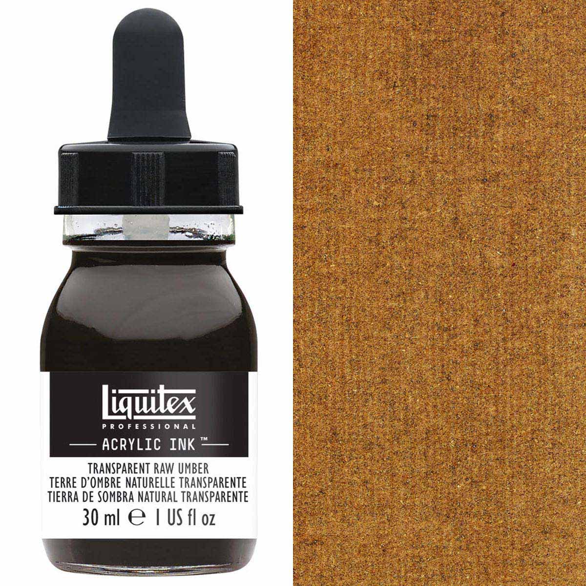 Liquitex - Professional Acrylic Ink - 30ml Transparent Raw Umber