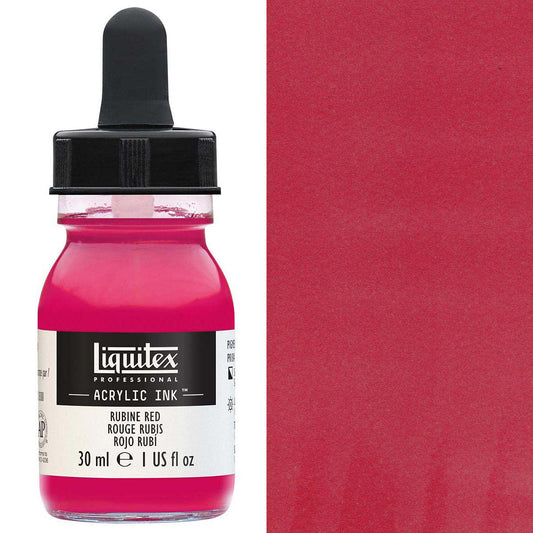 Liquitex - Professional Acrylic Ink - 30ml Rubine Red