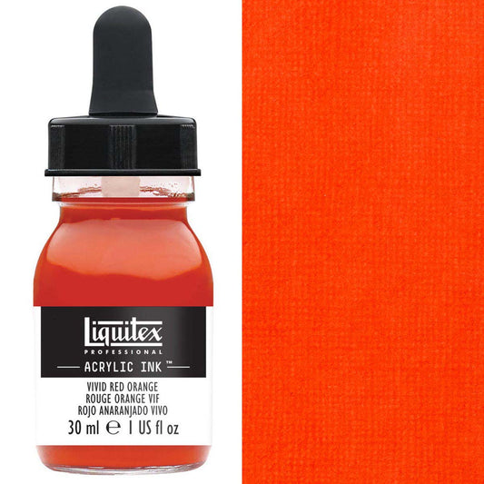 Liquitex - Professional Acrylic Ink - 30ml Vivid Red Orange
