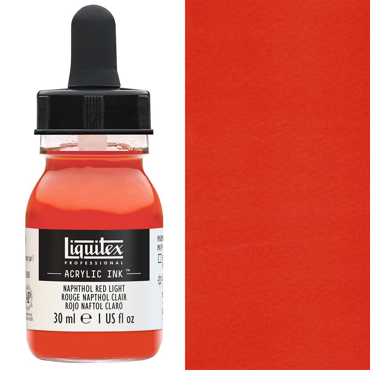 Liquitex - Professional Acrylic Ink - 30ml Naphthol Red Light