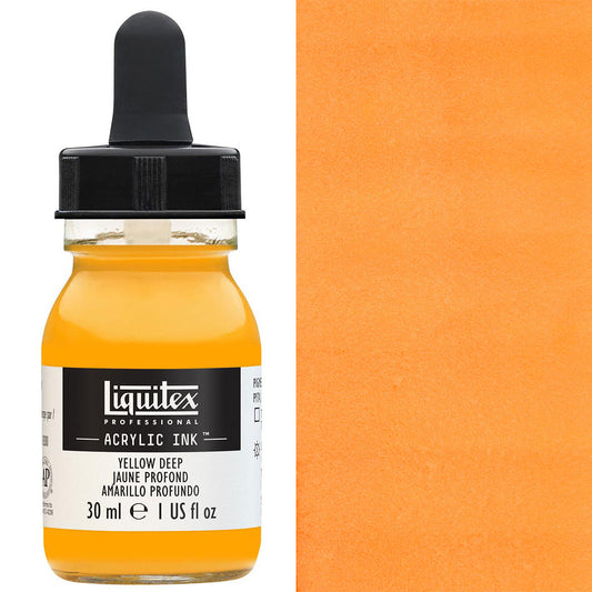 Liquitex - Professional Acrylic Ink - 30ml Yellow Deep