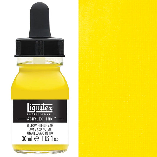 Liquitex - Professional Acrylic Ink - 30ml Yellow Medium Azo
