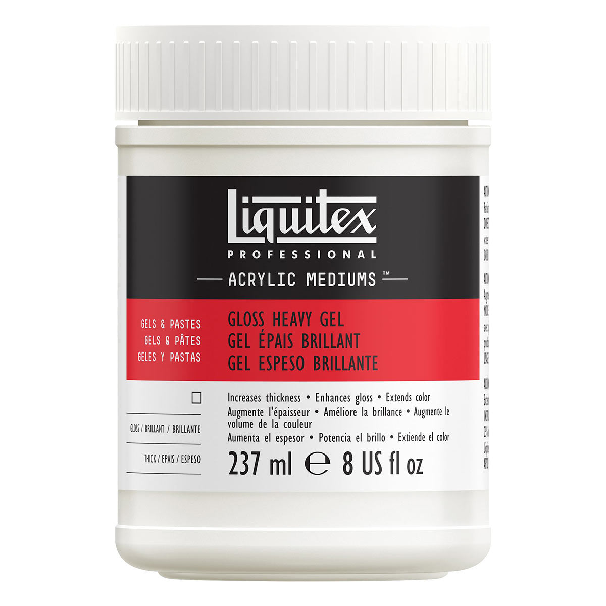 Liquitex - Gloss Heavy Gel Medium 237ml