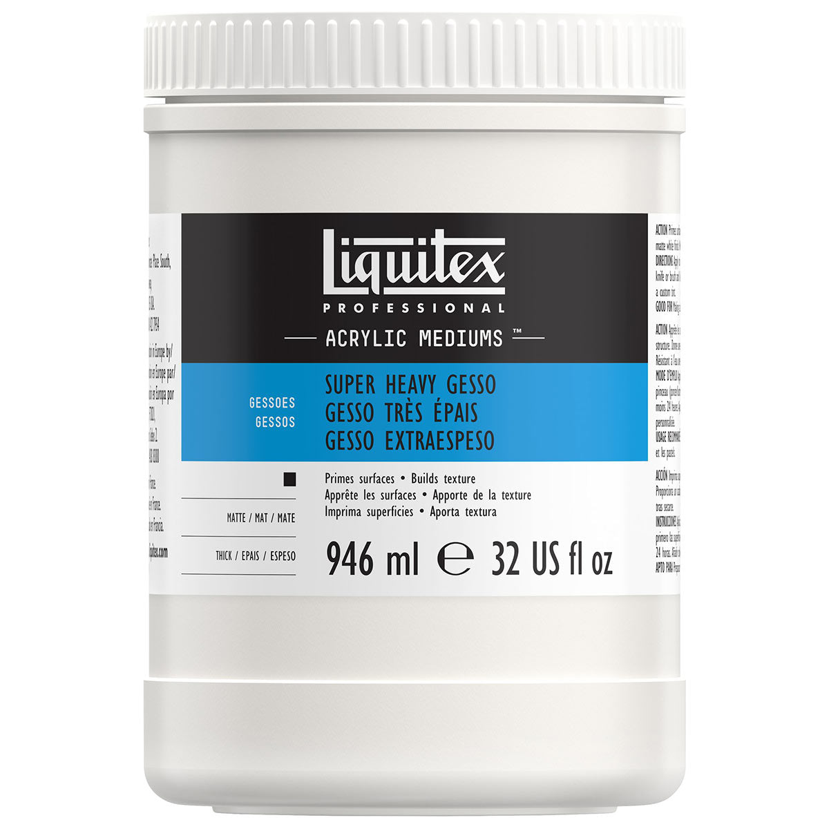 Liquitex - Super Heavy Gesso 946ml