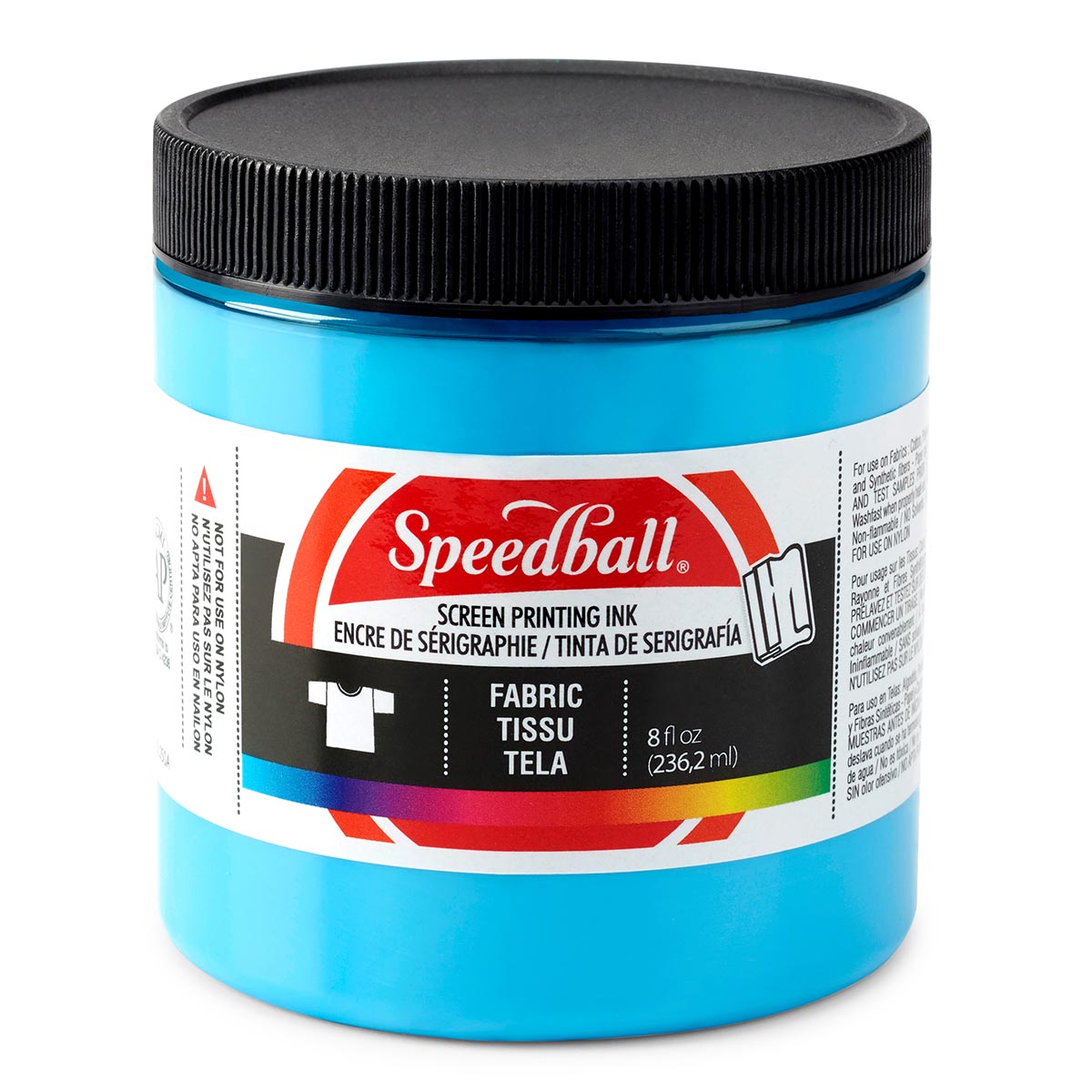 Speedball Fabric Screen Printing Ink – Peacock Blue – 236ml (8oz) by Speedball