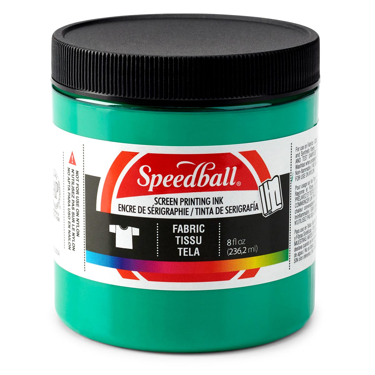 Speedball Fabric Screen Printing Ink – Green – 236ml (8oz) by Speedball