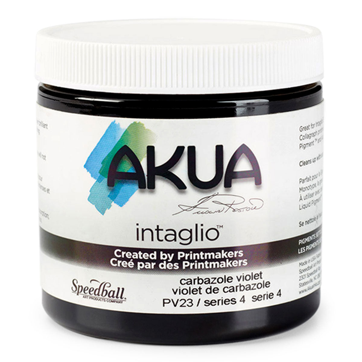 Akua Intaglio Ink – Carbazole Violet – 236ml (8oz) by Speedball