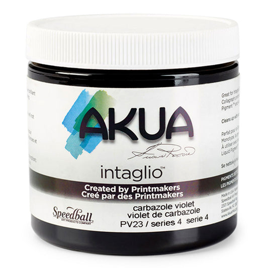 Akua Intaglio Ink – Carbazole Violet – 236ml (8oz) by Speedball