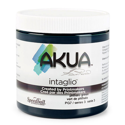 Akua Intaglio Ink – Phthalo Green – 236ml (8oz) by Speedball