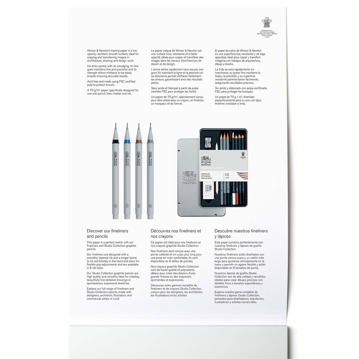 Winsor and Newton Tracing Pad - A3 - Winsor & Newton at DRK Crafts